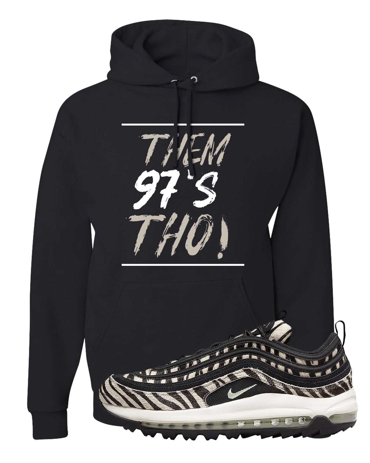 Zebra Golf 97s Hoodie | Them 97's Tho, Black