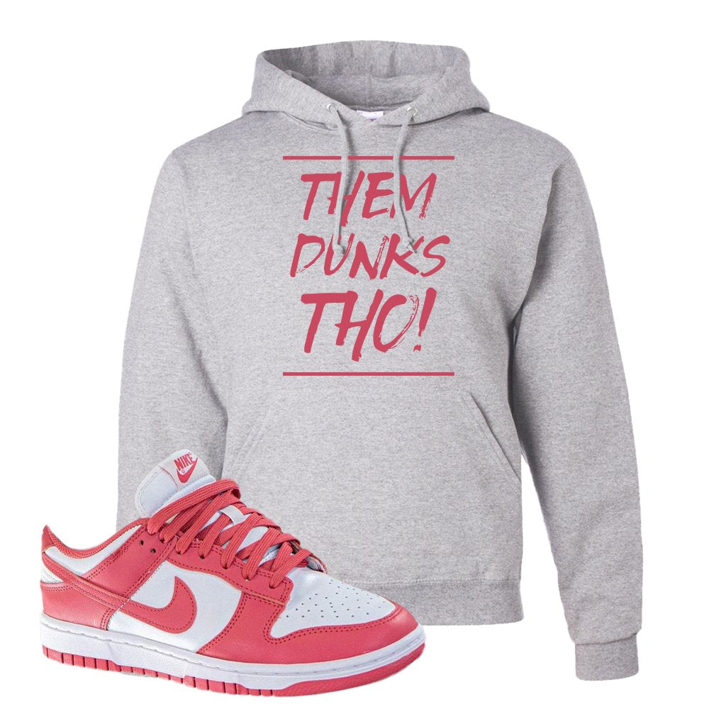 Archeo Pink Low Dunks Hoodie | Them Dunks Tho, Ash