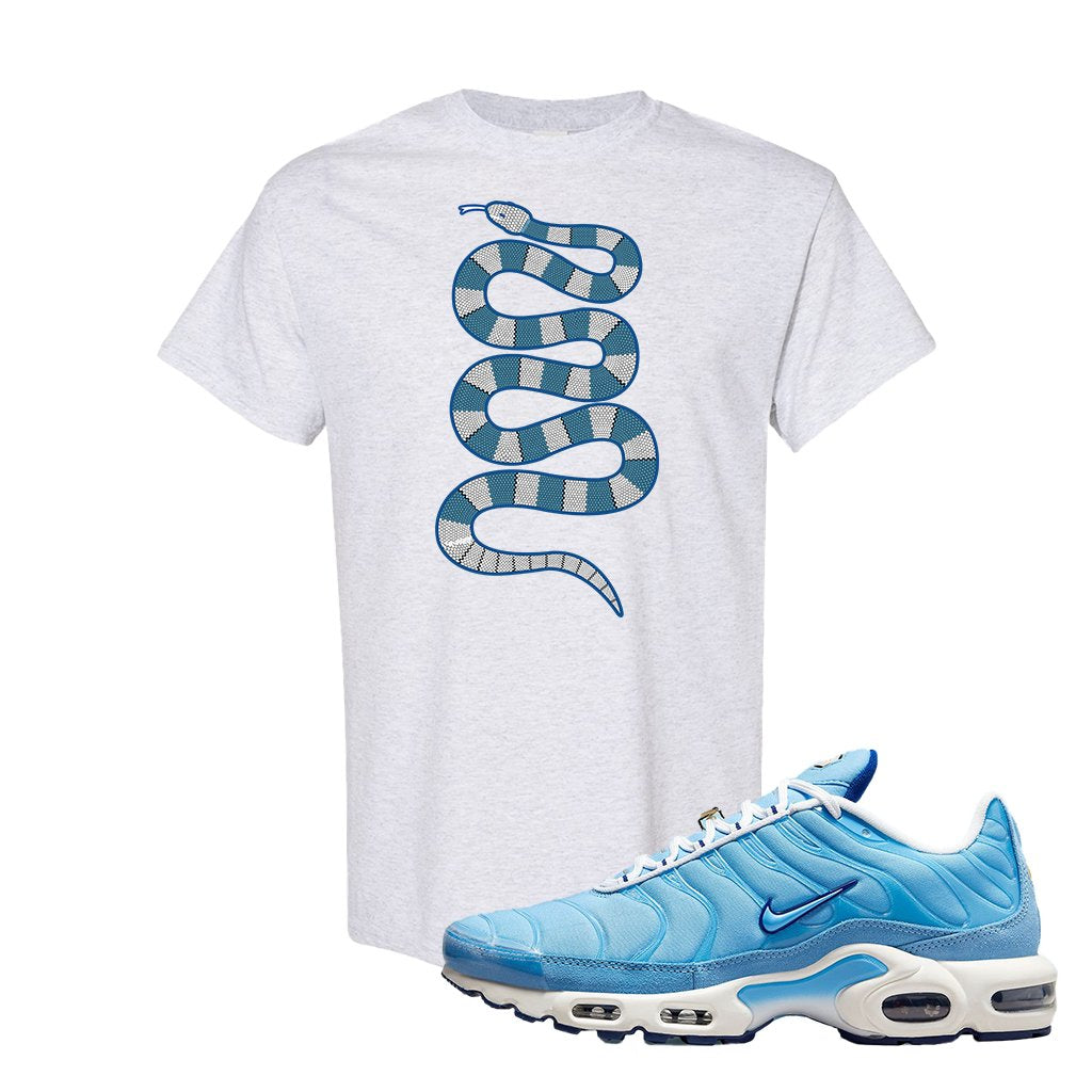Air Max 1 First Use University Blue T Shirt | Coiled Snake, Ash