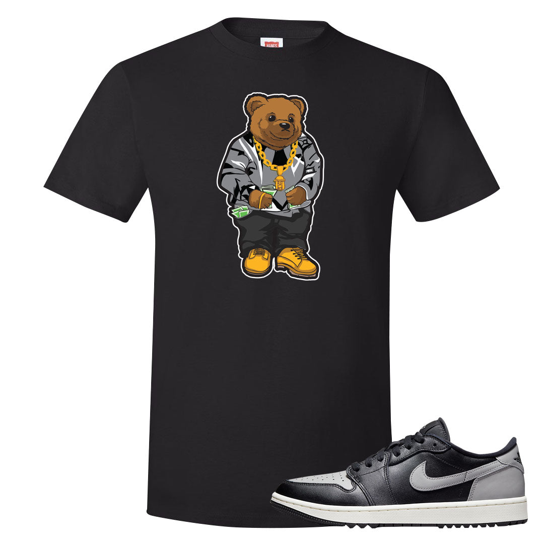 Shadow Golf Low 1s T Shirt | Sweater Bear, Black