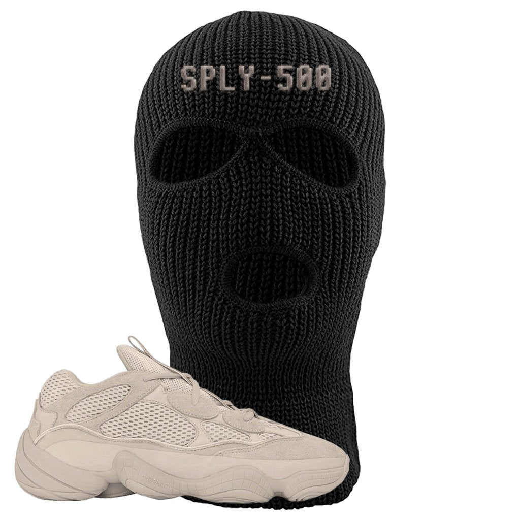 Yeezy 500 Taupe Light Ski Mask | Sply-500, Black