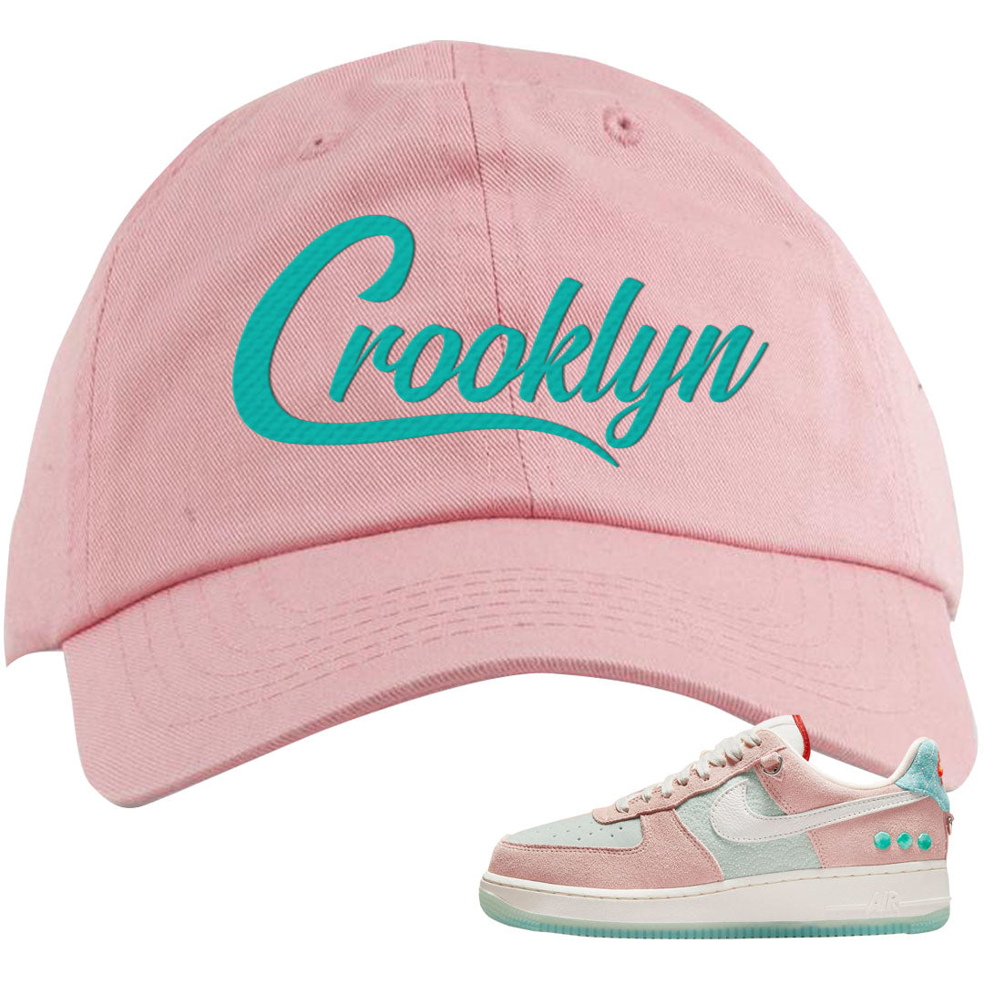 Shapeless AF 1s Dad Hat | Crooklyn, Light Pink