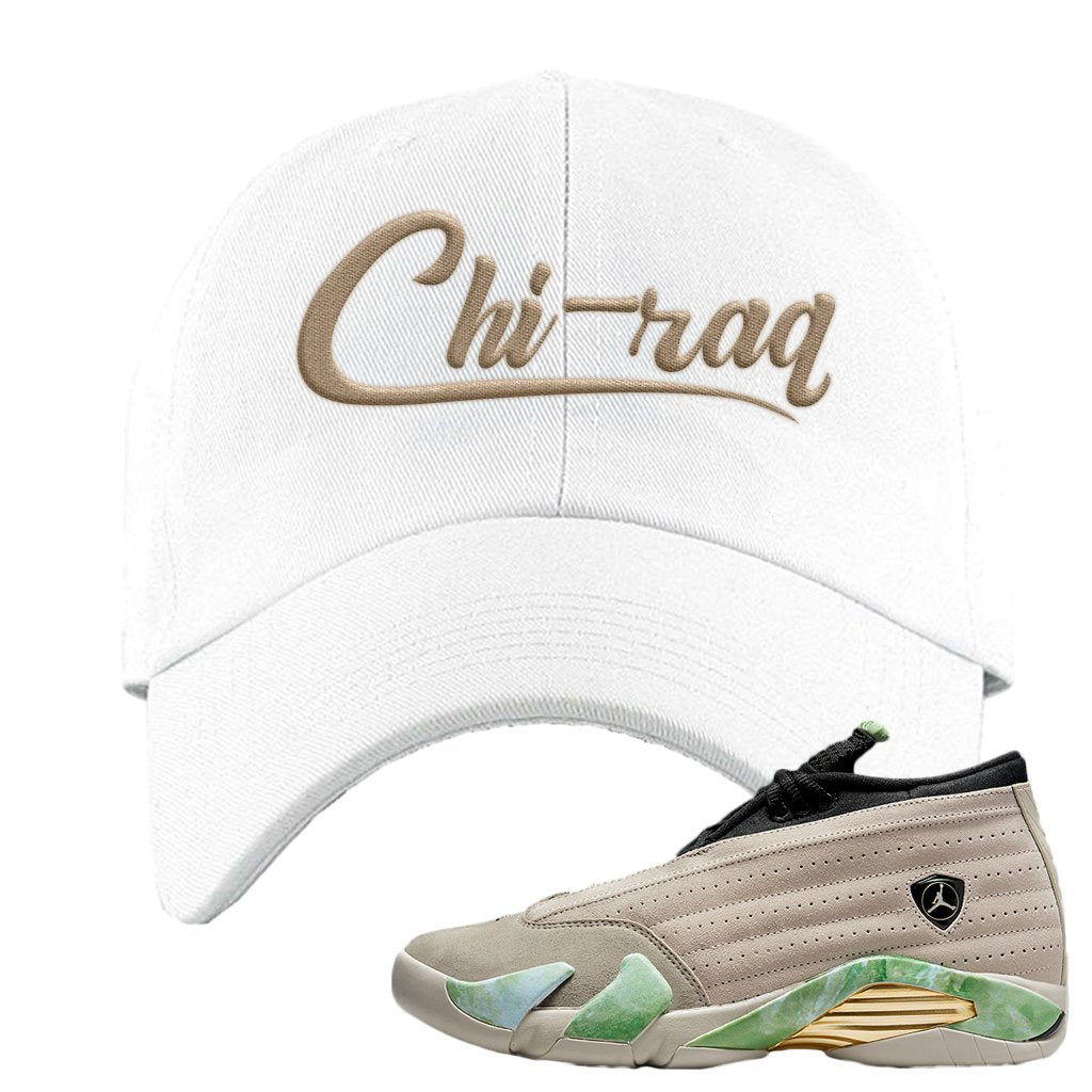 Fortune Low 14s Dad Hat | Chiraq, White