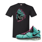 South Beach Bron 8s T Shirt | Indian Chief, Black