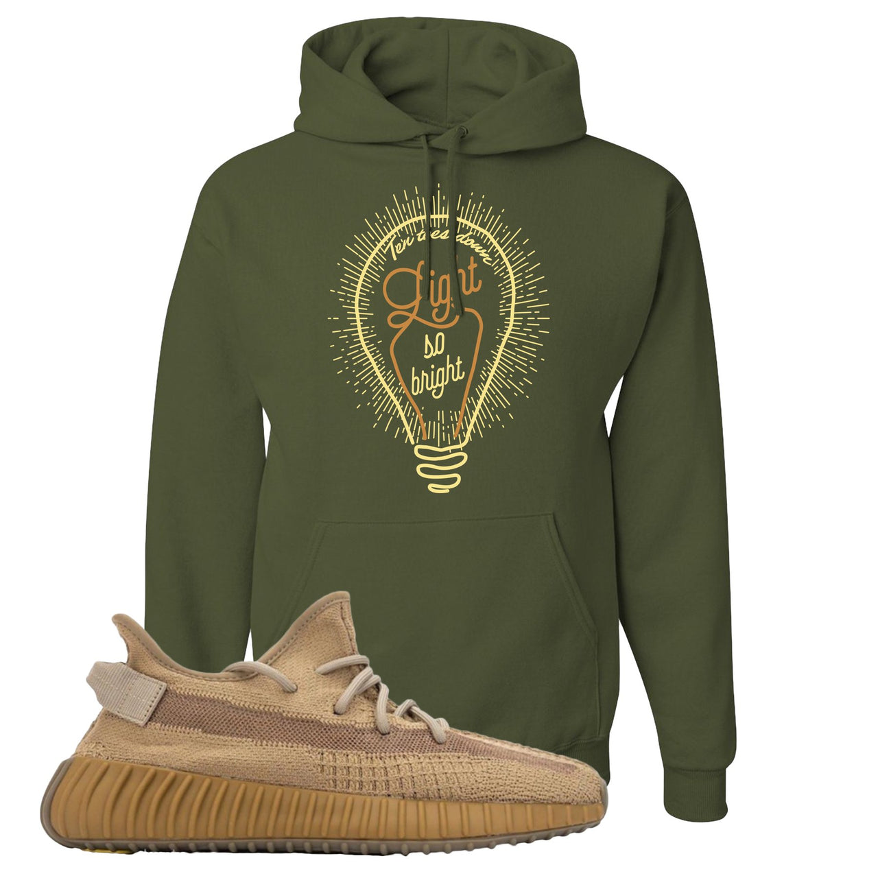 Earth v2 350s Hoodie | Pop of Yellow, Military Green