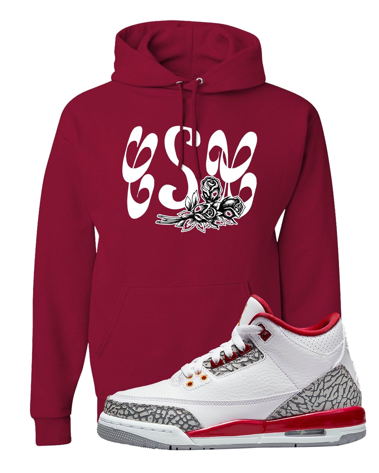 Cardinal Red 3s Hoodie | Certified Sneakerhead, Cardinal