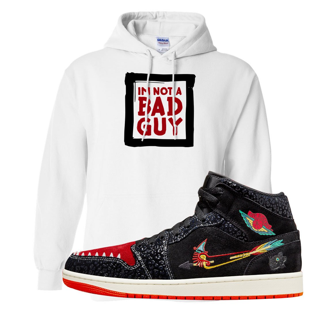 Always Familia Mid 1s Hoodie | I'm Not A Bad Guy, White