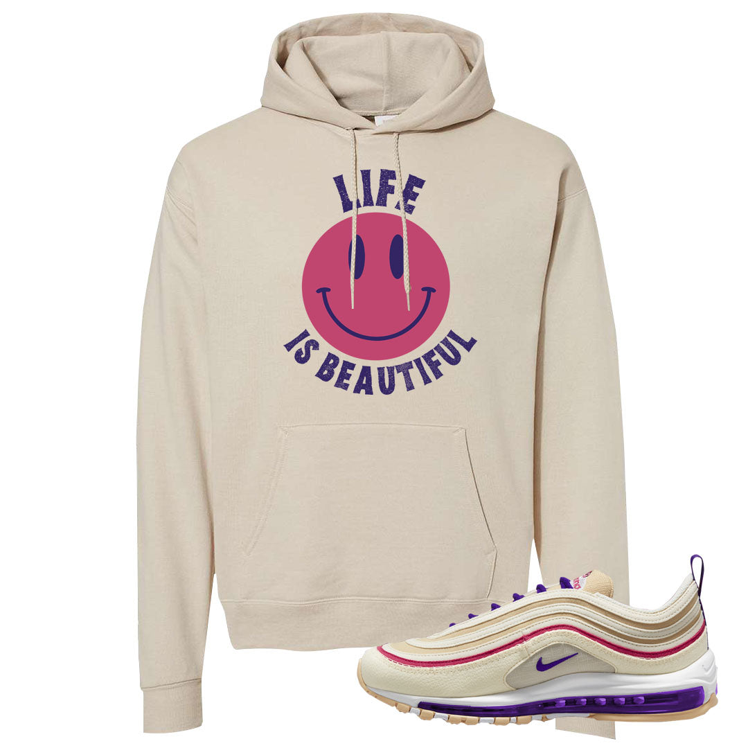 Sprung Sail 97s Hoodie | Smile Life Is Beautiful, Natural