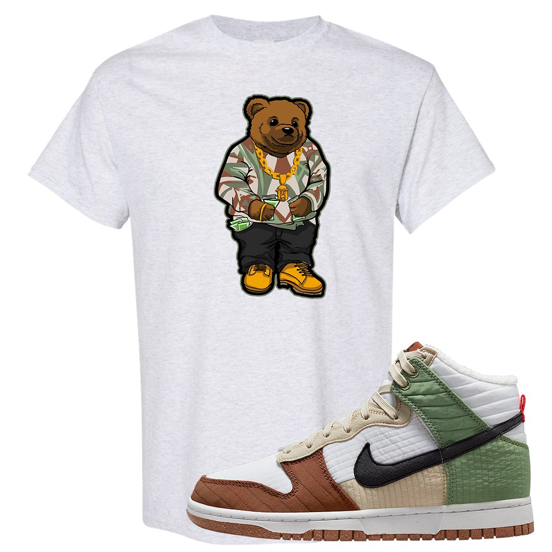 Toasty High Dunks T Shirt | Sweater Bear, Ash
