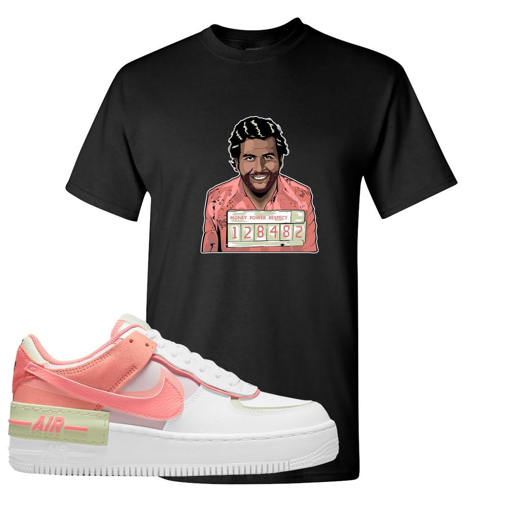 Air Force 1 Low Shadow Magic Ember T Shirt | Escobar Illustration, Black