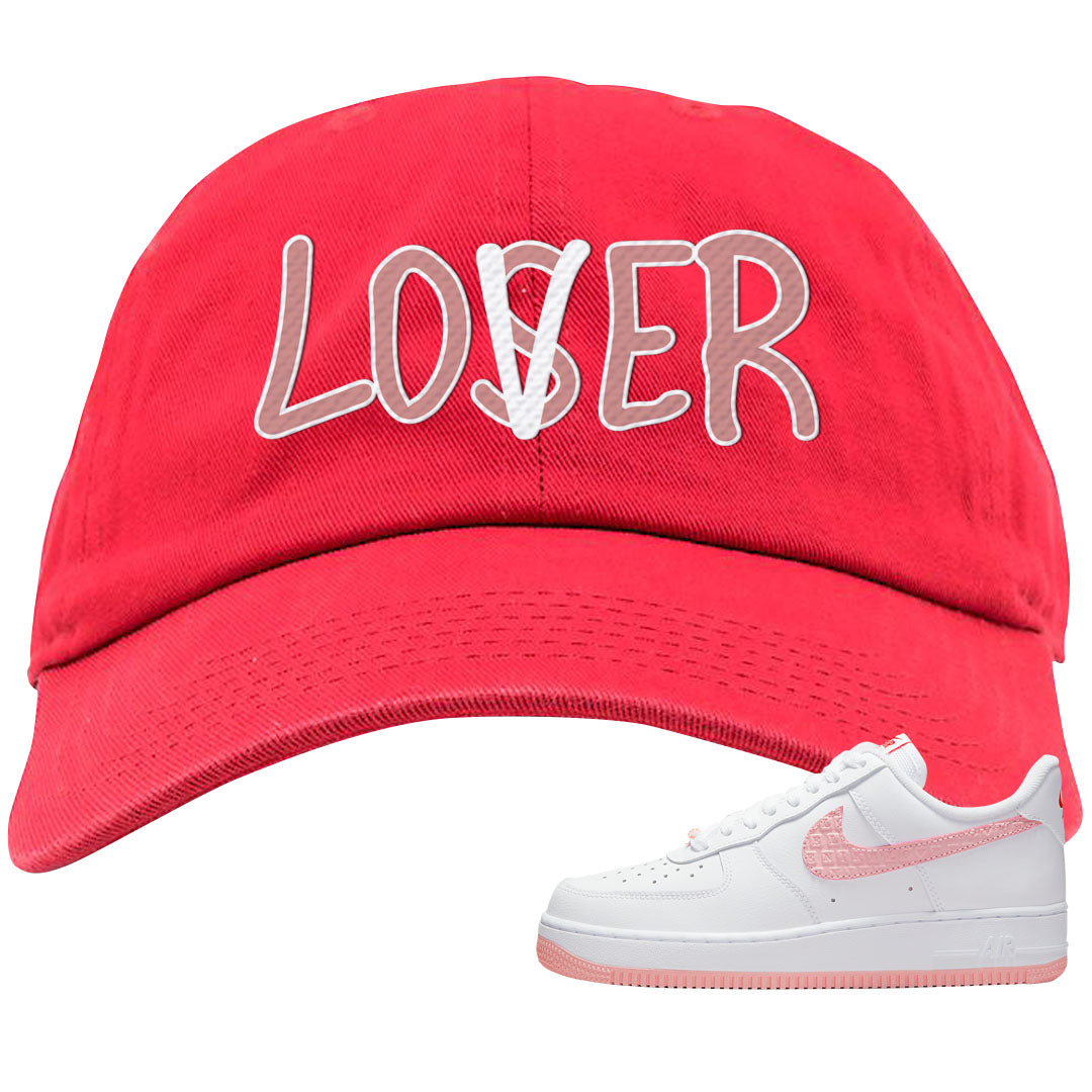Valentine's Day 2022 AF1s Dad Hat | Lover, Red