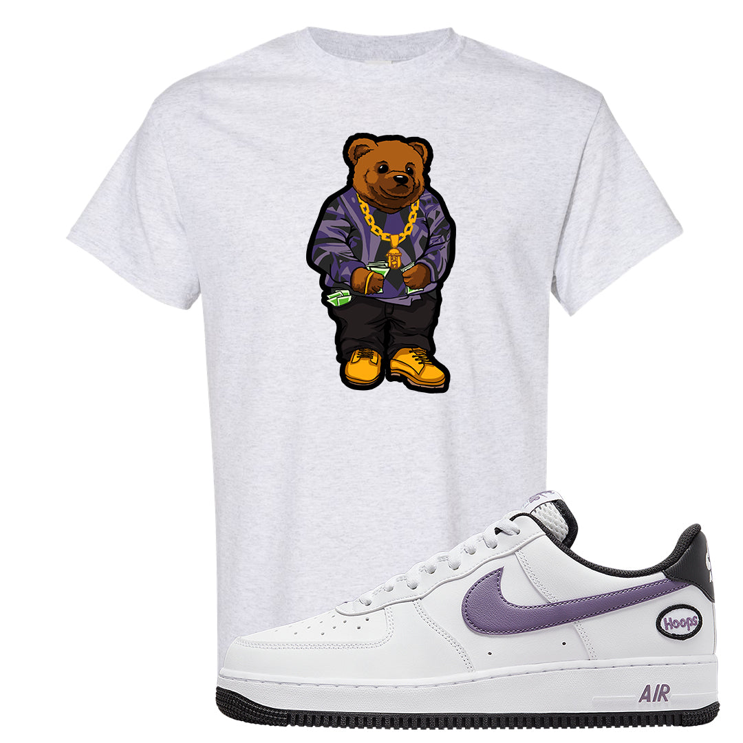 Canyon Purple Hoop AF1s T Shirt | Sweater Bear, Ash