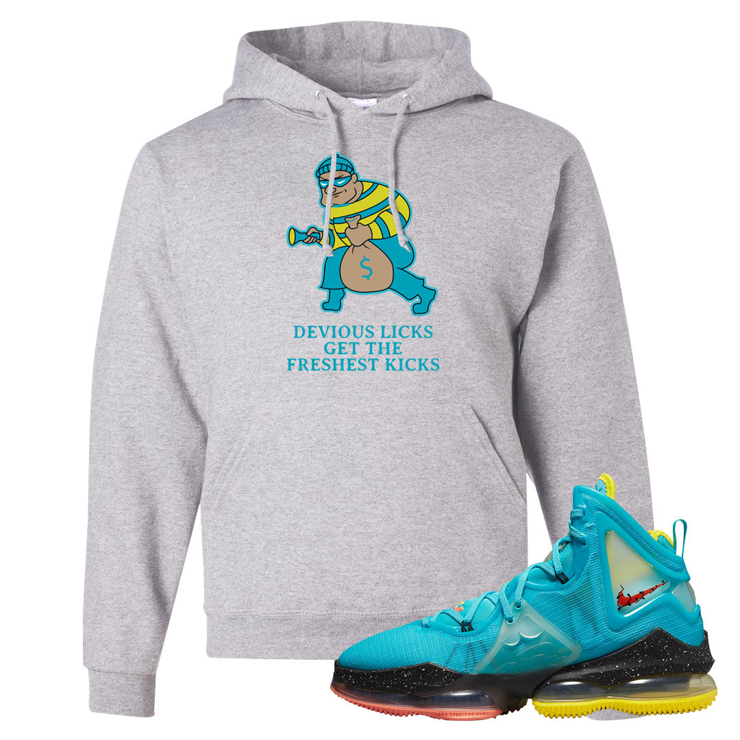 South Beach Christmas Bron 19s Hoodie | Devious Licks, Ash