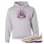 Sprung Sail 97s Hoodie | All Seeing Eye, Ash