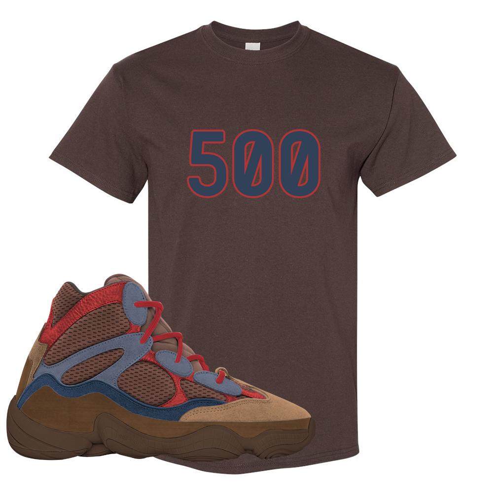 Yeezy 500 High Sumac T Shirt | 500, Chocolate