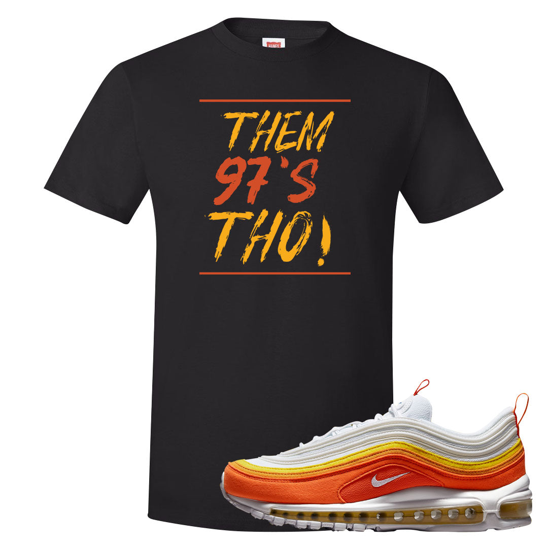 Club Orange Yellow 97s T Shirt | Them 97's Tho, Black