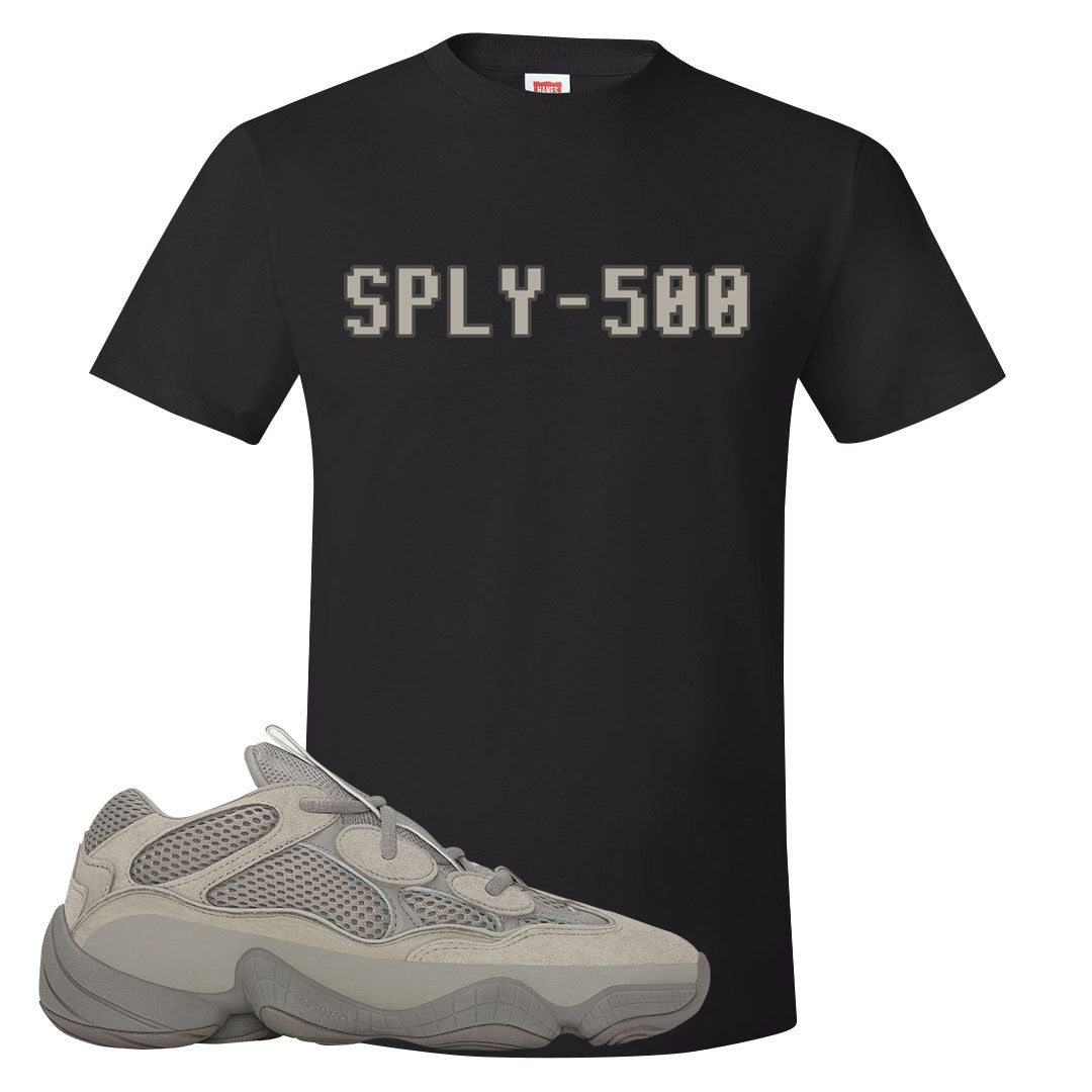Ash Grey 500s T Shirt | Sply-500, Black