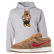 Teddy Bear Low 1s Hoodie | Sweater Bear, Ash