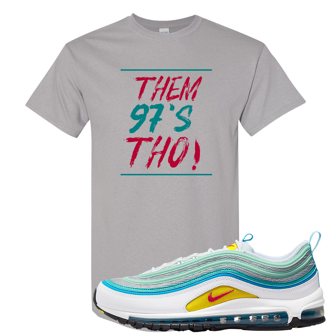 Spring Floral 97s T Shirt | Them 97's Tho, Gravel