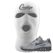 Wolf Grey Surplus 90s Ski Mask | Crooklyn, White