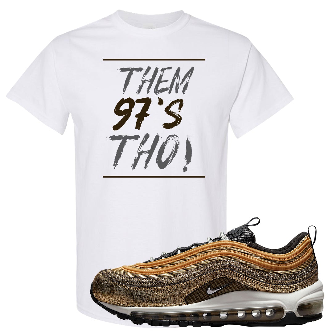 Golden Gals 97s T Shirt | Them 97's Tho, White