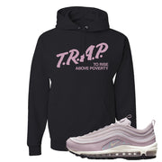 Pastel Purple 97s Hoodie | Trap To Rise Above Poverty, Black