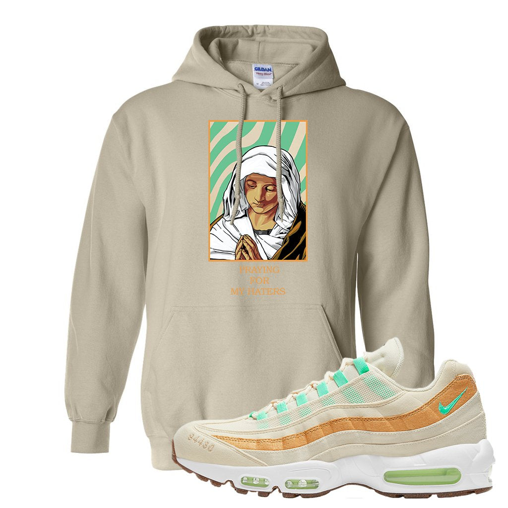 Happy Pineapple 95s Hoodie | God Told Me, Sand