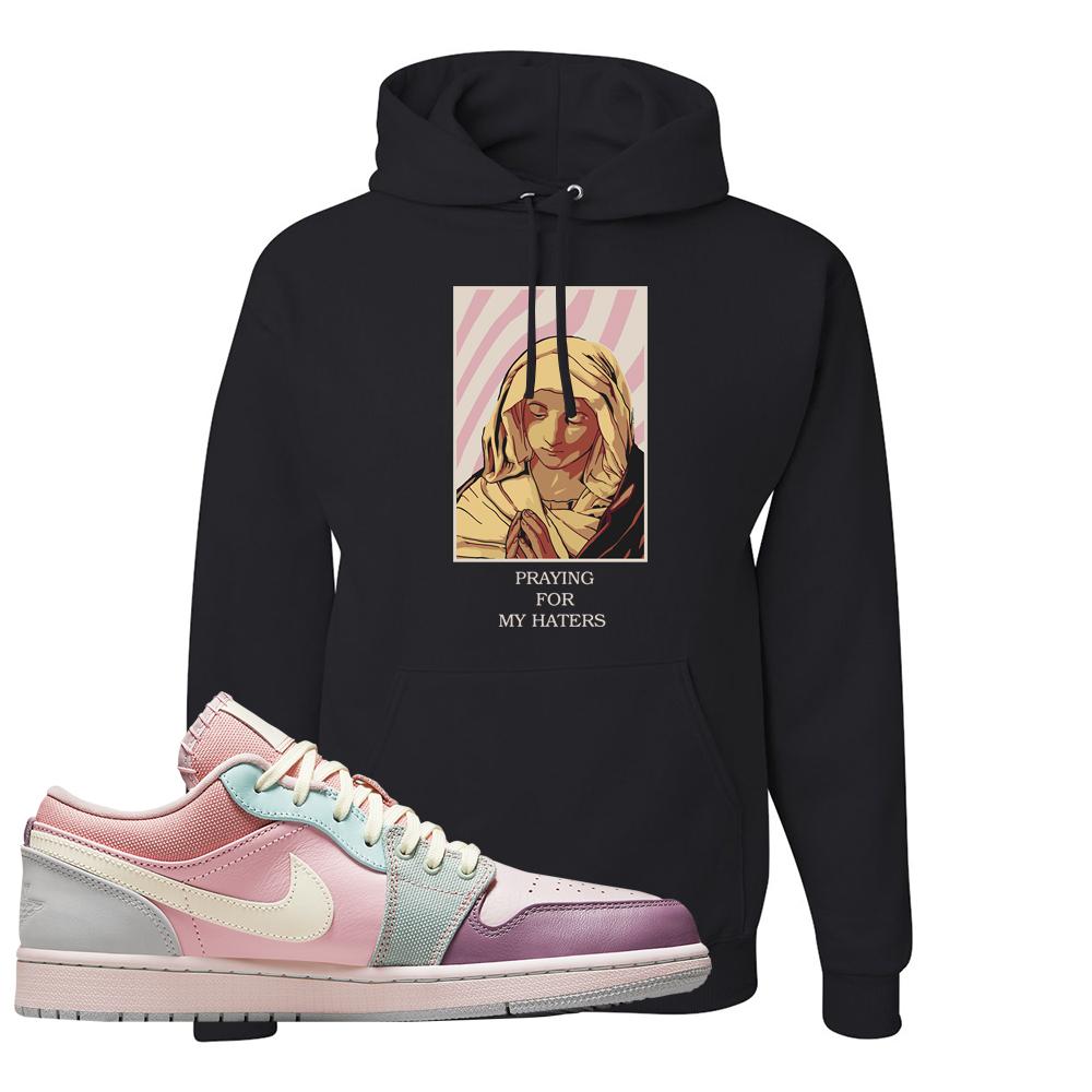 Air Jordan 1 Low Pastel Hoodie | God Told Me, Black