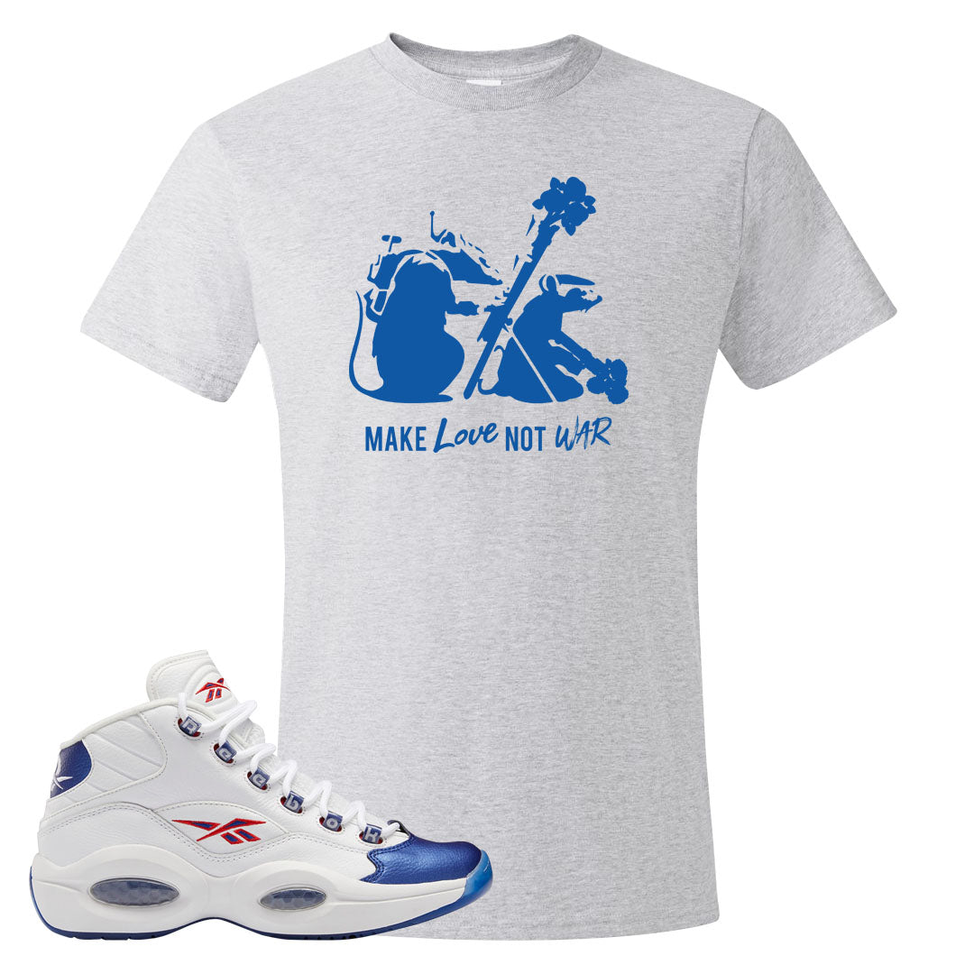 Blue Toe Question Mids T Shirt | Army Rats, Ash