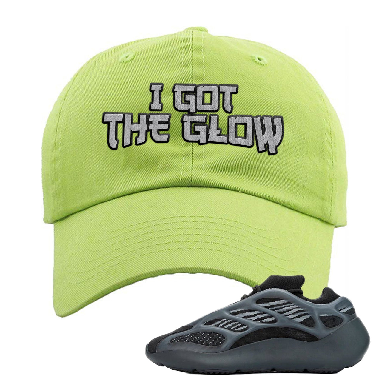 Alvah v3 700s Dad Hat | I Got The Glow, Neon Green