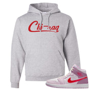 Valentine's Day Mid 1s Hoodie | Chiraq, Ash