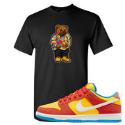 Habanero Red Gold Blue Low Dunks T Shirt | Sweater Bear, Black