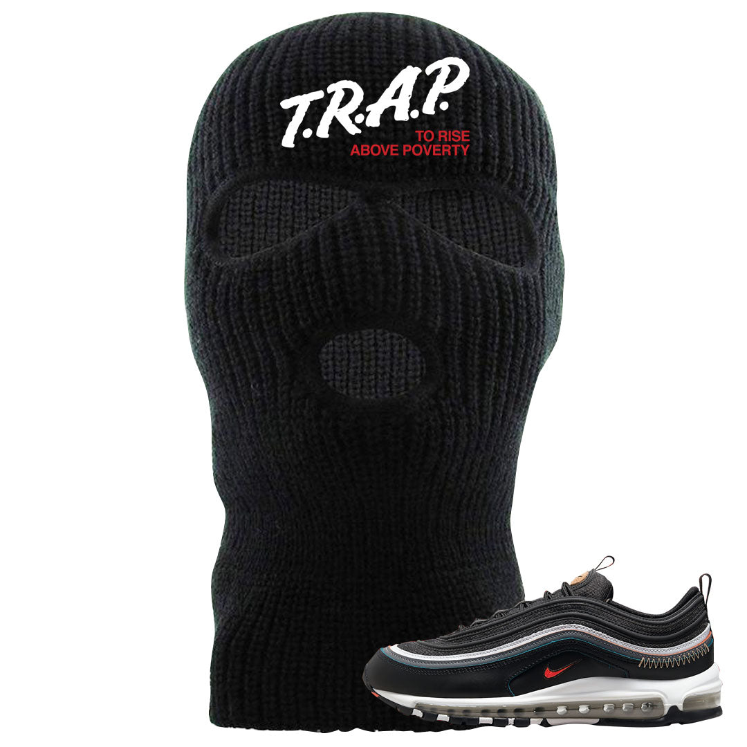 Alter and Reveal 97s Ski Mask | Trap To Rise Above Poverty, Black