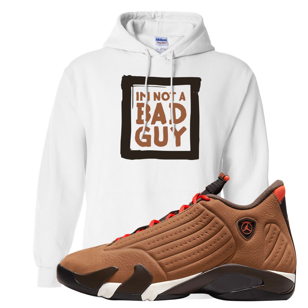 Winterized 14s Hoodie | I'm Not A Bad Guy, White