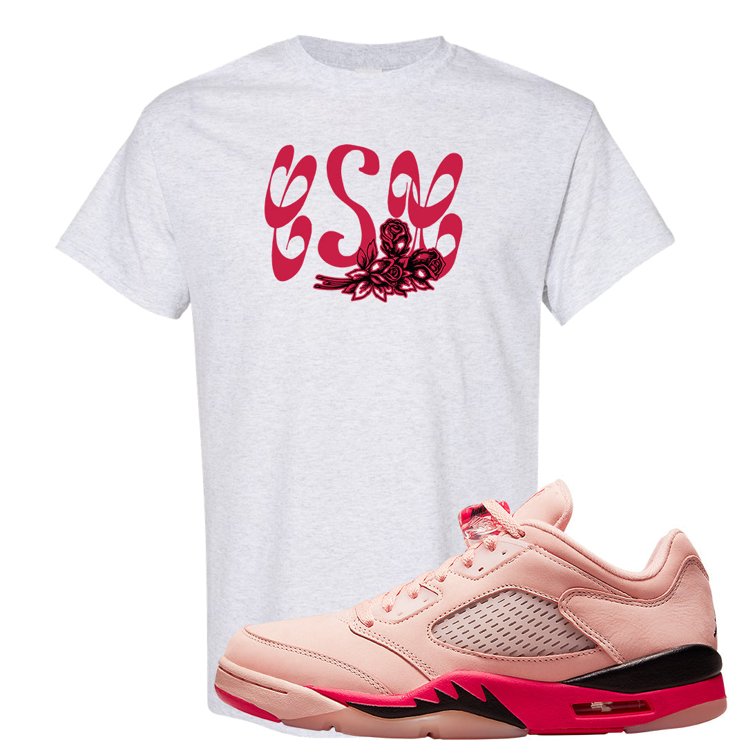 Arctic Pink Low 5s T Shirt | Certified Sneakerhead, Ash
