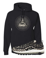 Zebra Golf 97s Hoodie | All Seeing Eye, Black