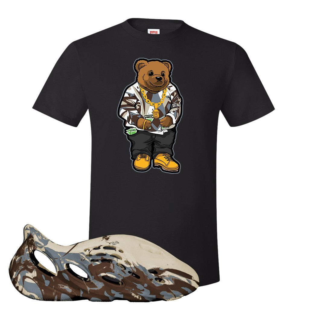 MX Cream Clay Foam Runners T Shirt | Sweater Bear, Black