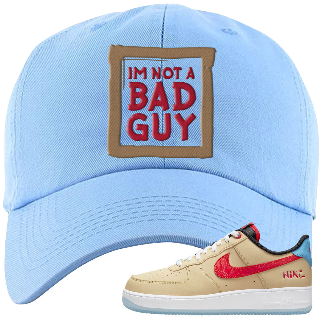 Satellite AF 1s Dad Hat | I'm Not A Bad Guy, Light Blue