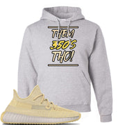 Flax v2 350s Hoodie | Them 350's Tho, Ash