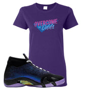 Doernbecher 14s Womens T Shirt | Overcome The Odds, Purple