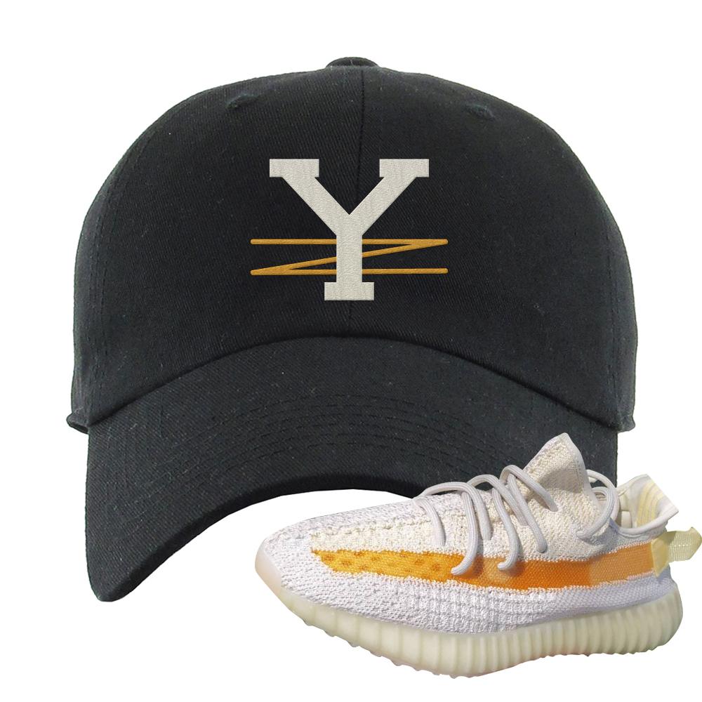 Light 350s v2 Dad Hat | YZ, Black