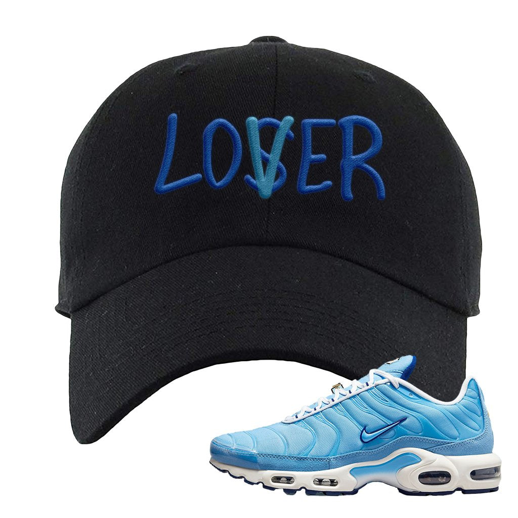 Air Max 1 First Use University Blue Dad Hat | Lover, Black