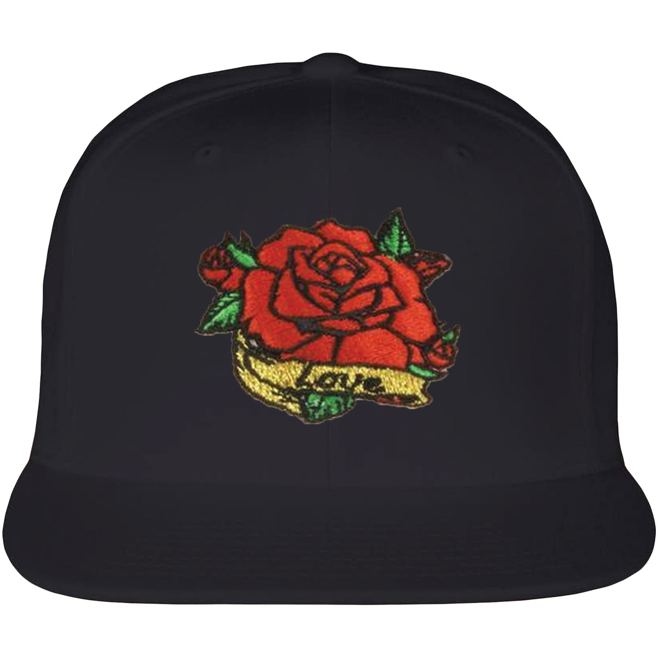 Floral One Foams Snapback Hat | Love Rose, Black