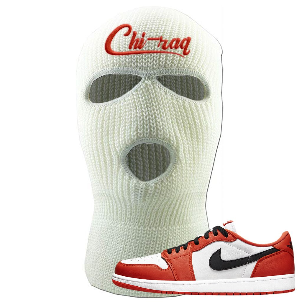 Starfish OG Low 1s Ski Mask | Chiraq, White