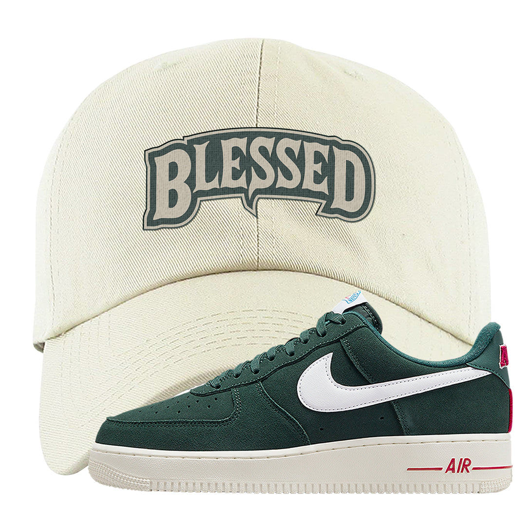 Athletic Club Low AF1s Dad Hat | Blessed Arch, White