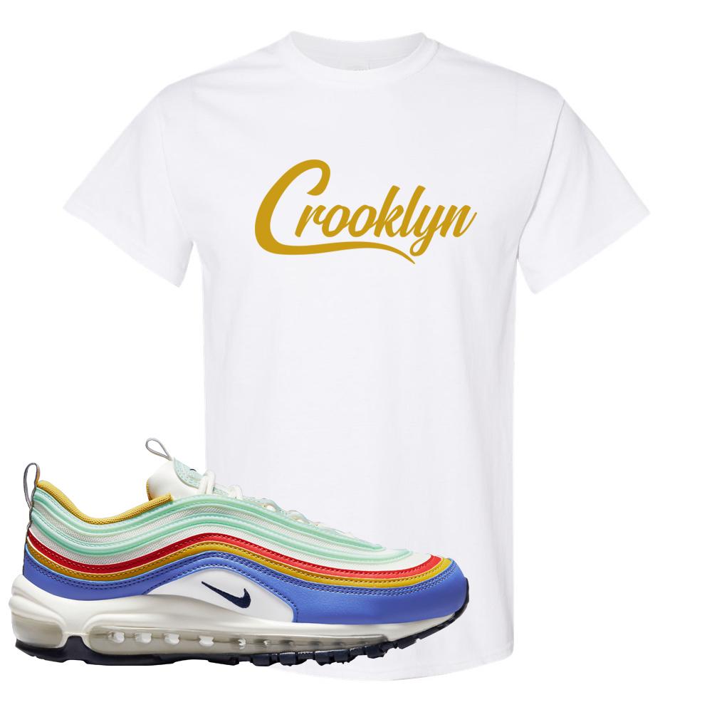 Multicolor 97s T Shirt | Crooklyn, White