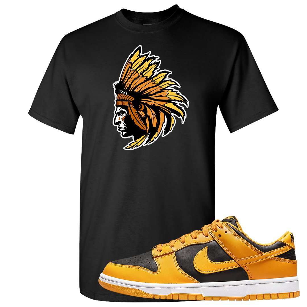 Goldenrod Low Dunks T Shirt | Indian Chief, Black
