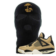 Jordan 4 WMNS Mushroom Sneaker Matching Black Eat Me Ski Mask