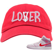 Valentine's Day Mid 1s Dad Hat | Lover, Red