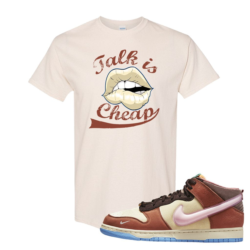 Chocolate Milk Mid Dunks T Shirt | Talk Lips, Natural